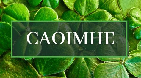 pronounce caoimhe|how do you say meningococcal.